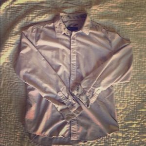 Long Sleeve Striped Button-up